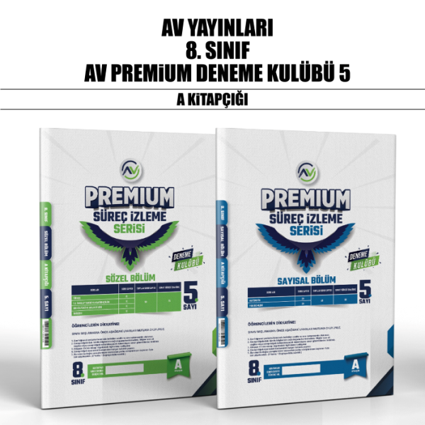 AV 08.SINIF PREMIUM DENEME KLB SAY/SÖZ 5-A -25-26